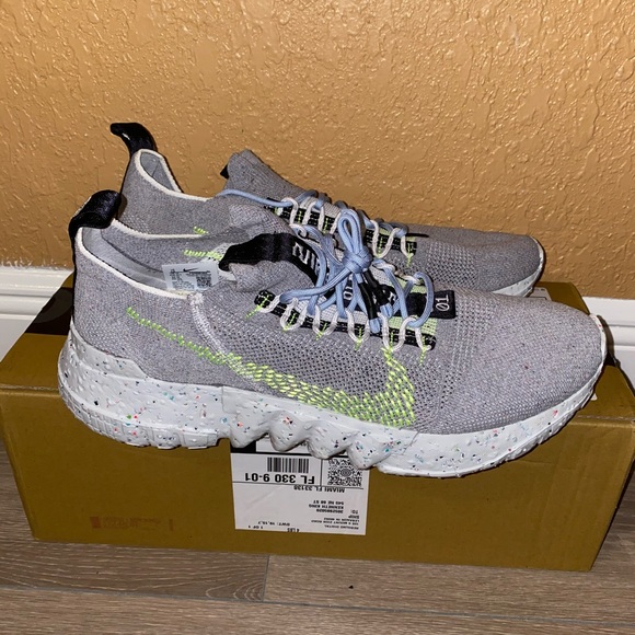 Nike Space Hippie 01 Grey Volt Size 15 - Picture 5 of 5